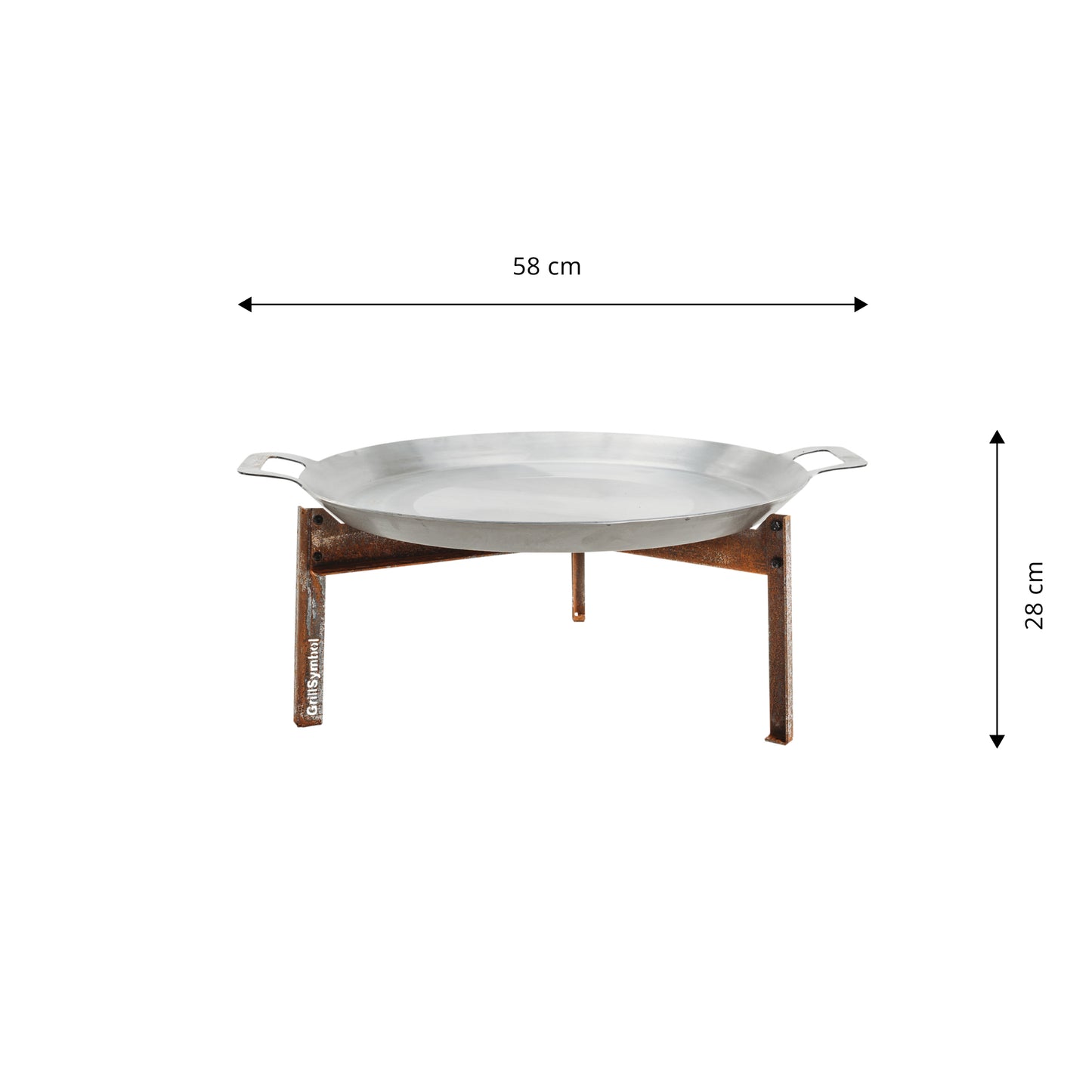Utomhus Stekhäll med Ben – Ø 58 cm