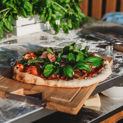 Pizzo Inox – Vedeldad pizzaugn i helrostfritt stål med professionell känsla